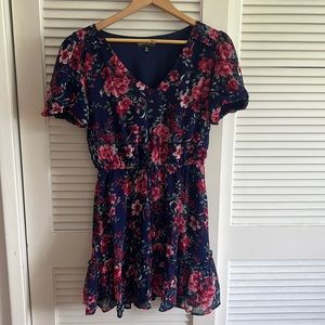 Floral Navy Dress